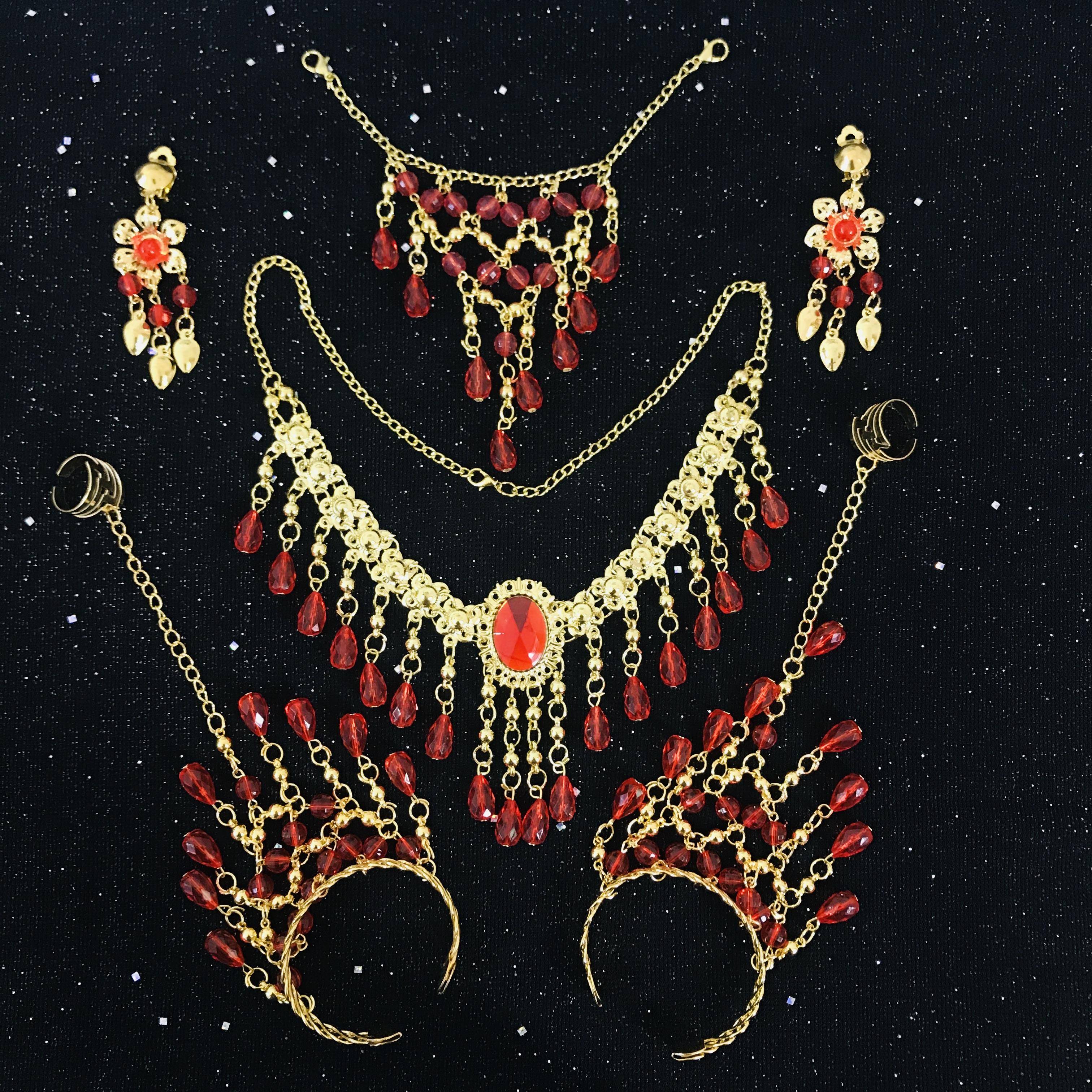 Red pearl set (4 sets)